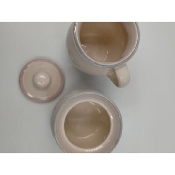 Pfaltzgraff Sunrise or Aura pattern Sugar Bowl and Creamer - Picture 3 of 8